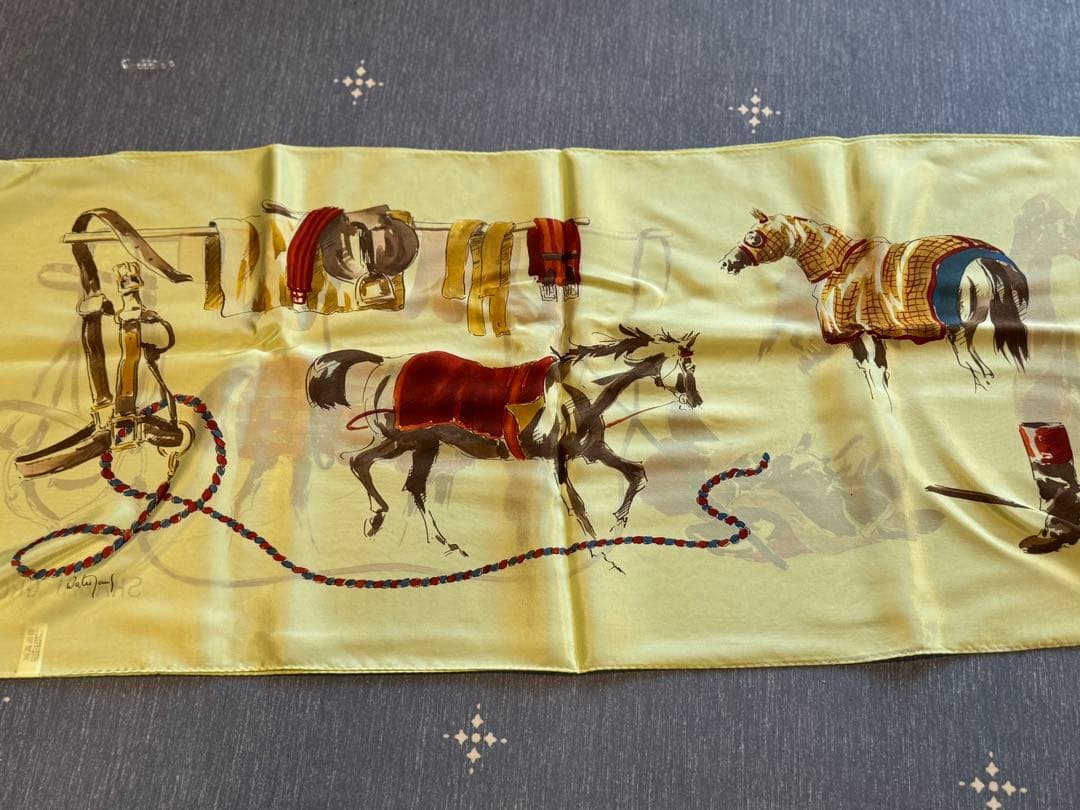 SHADAI GROUP 馬具デザイン スカーフエルメスデザインHERMES