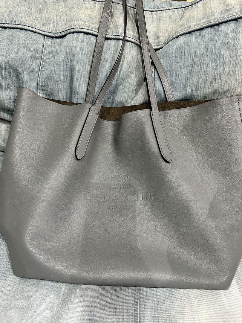 COACH - COACH コーチ トートバッグ - グレー 【古着】【中古