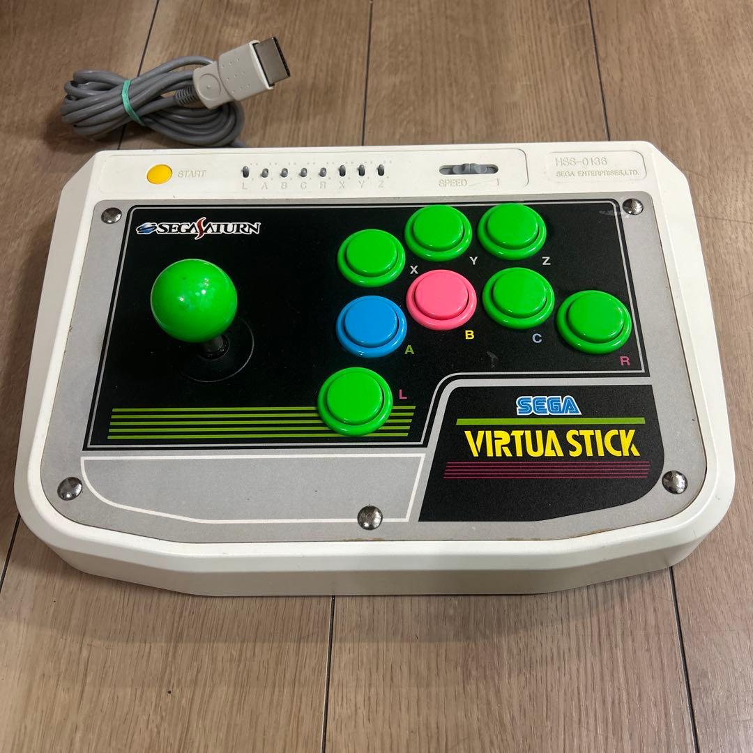 SS セガサターン バーチャスティック SEGA HSS-0136 動作 済み