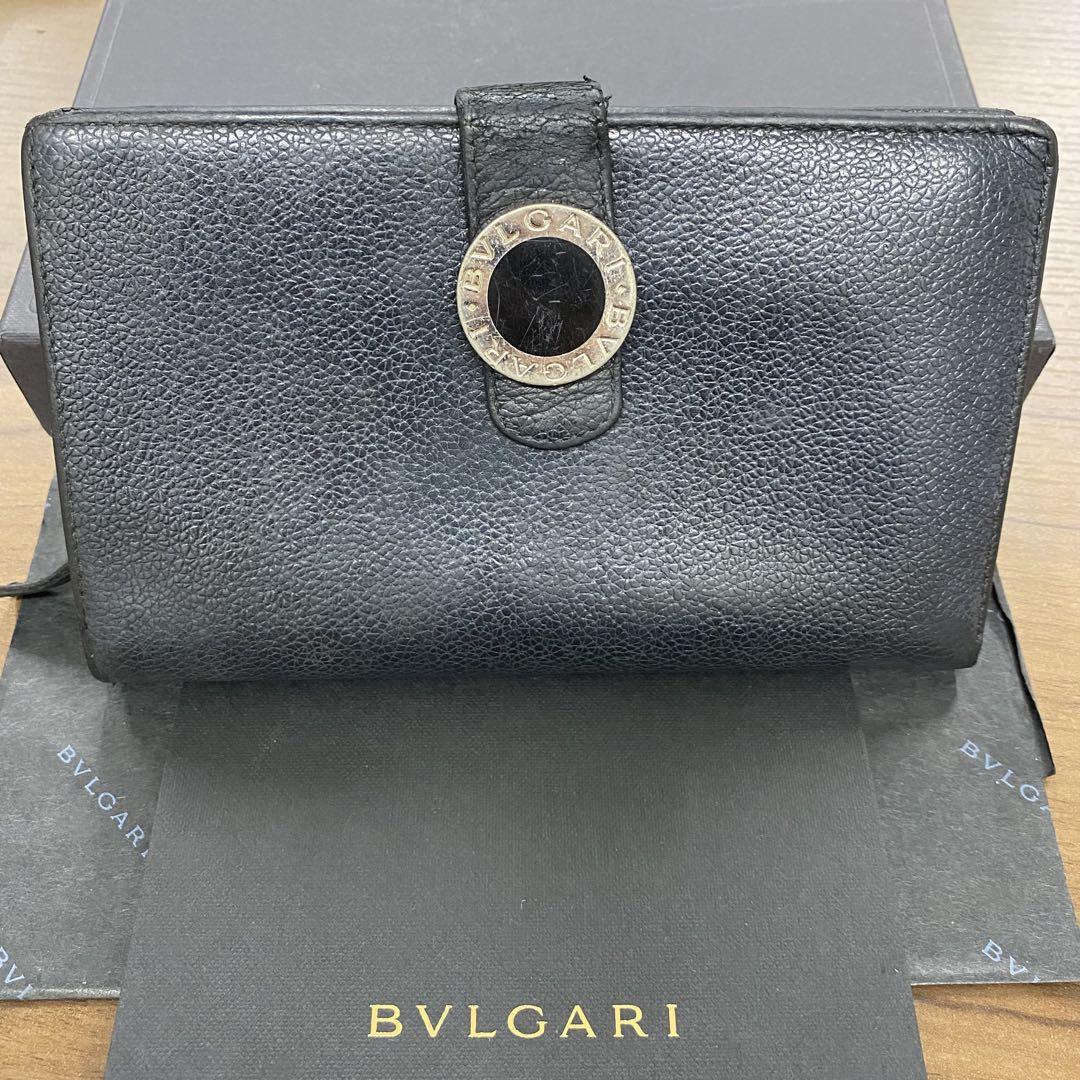 BVLGARI ブルガリ 長財布 ロゴクリップ ビーゼロワン レザー