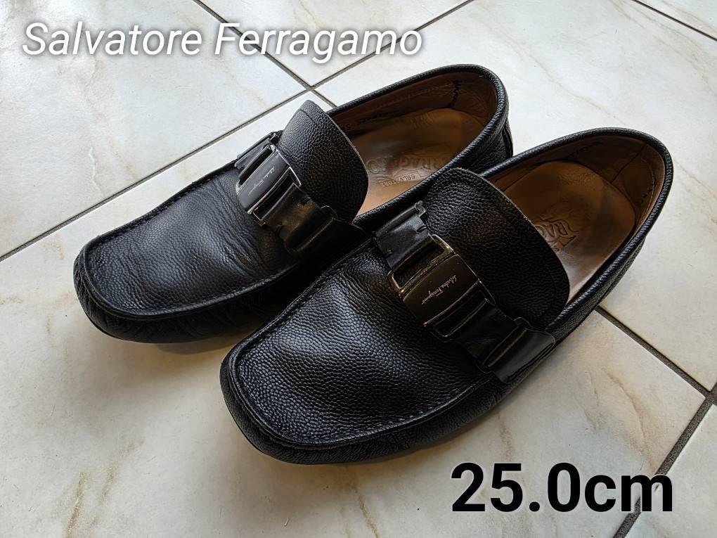 Salvatore Ferragamo ブラックシューズ 25.0cm 6,610円