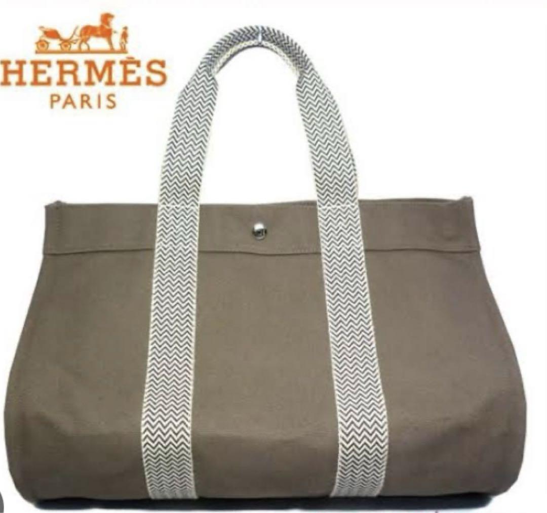 HERMES/ カンヌMM/ vintage／トートバッグ