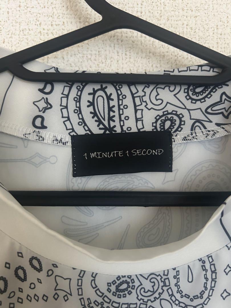 □新品 1minute 1second 現行品 モックネック カットソー ゴルフ
