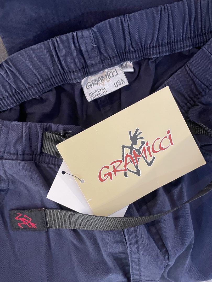 【新品未使用】GRAMICCI クロップドパンツMダブルネイビー ストレッチ紺