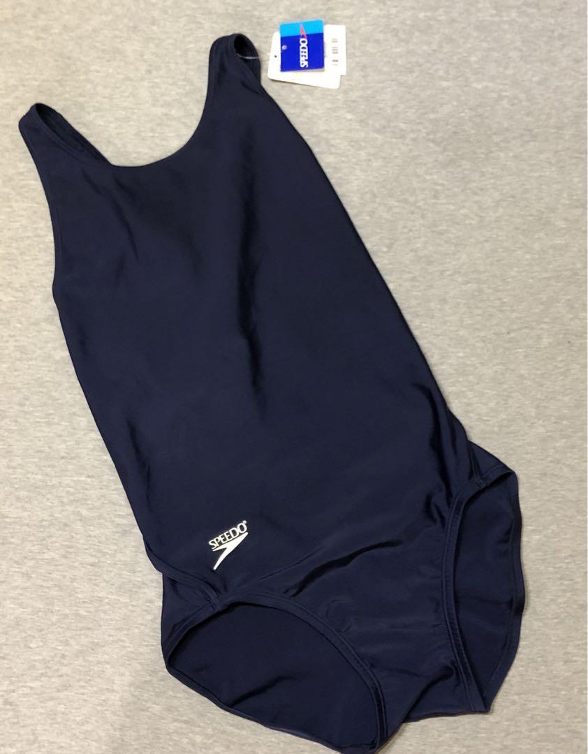 新品　ミズノ　SPEEDO 水着　ネイビー　Oサイズ