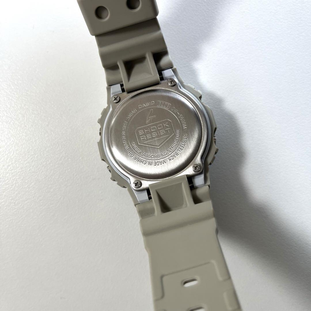 カシオ　G-SHOCK DW-5600M-8JF ベージュ