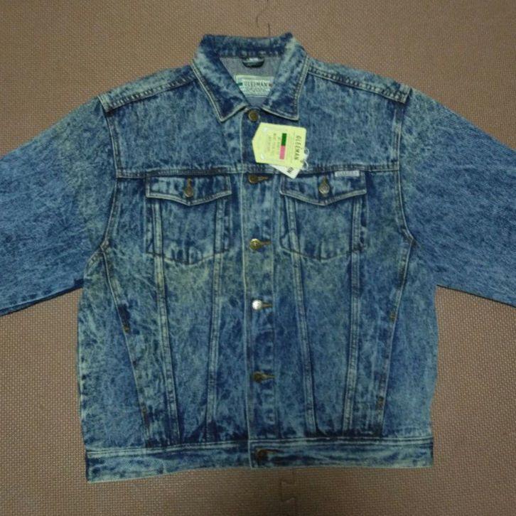 未使用 デッドストック 80s ビンテージ ケミカルウォッシュ デニムジャケット
