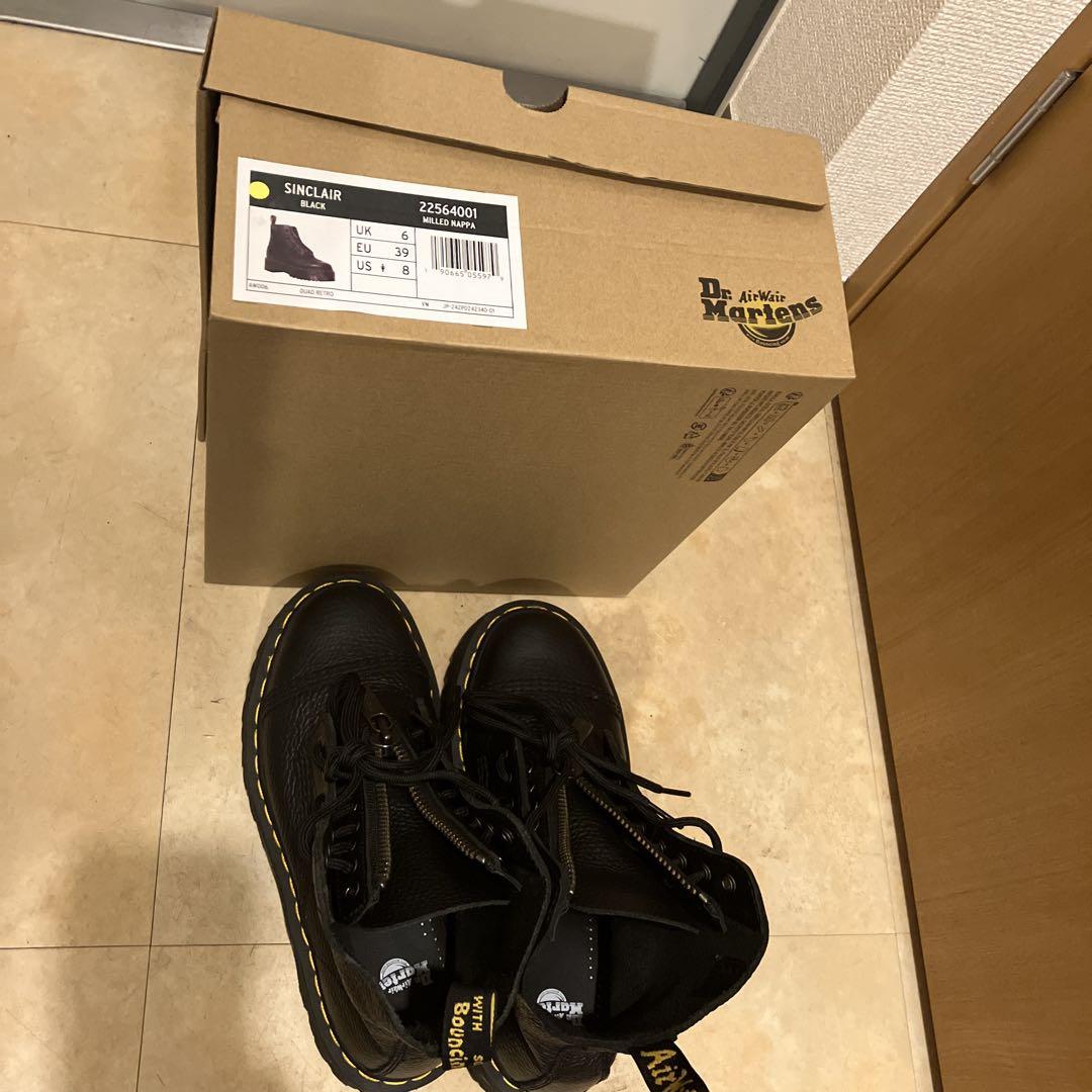 ドクターマーチン SINCLAIR black UK6
