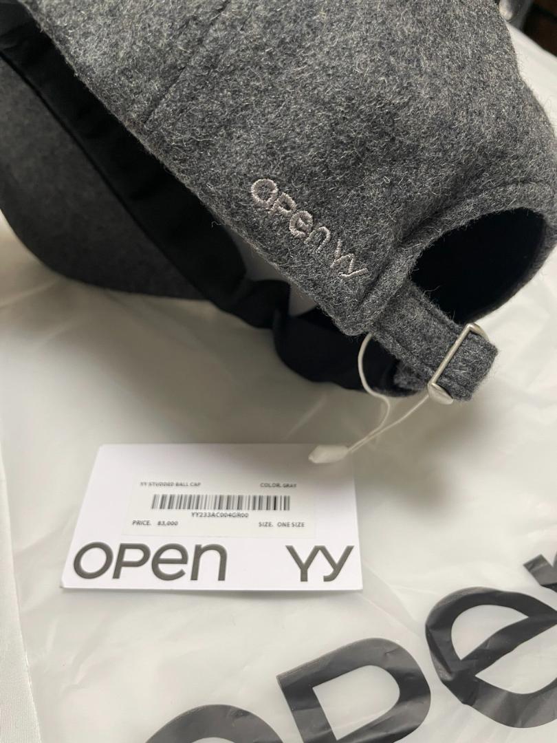 帽子 open yy YY STUDDED BALL CAP OPEN yy, YY STUDDED BALL キャップ - メルカリ