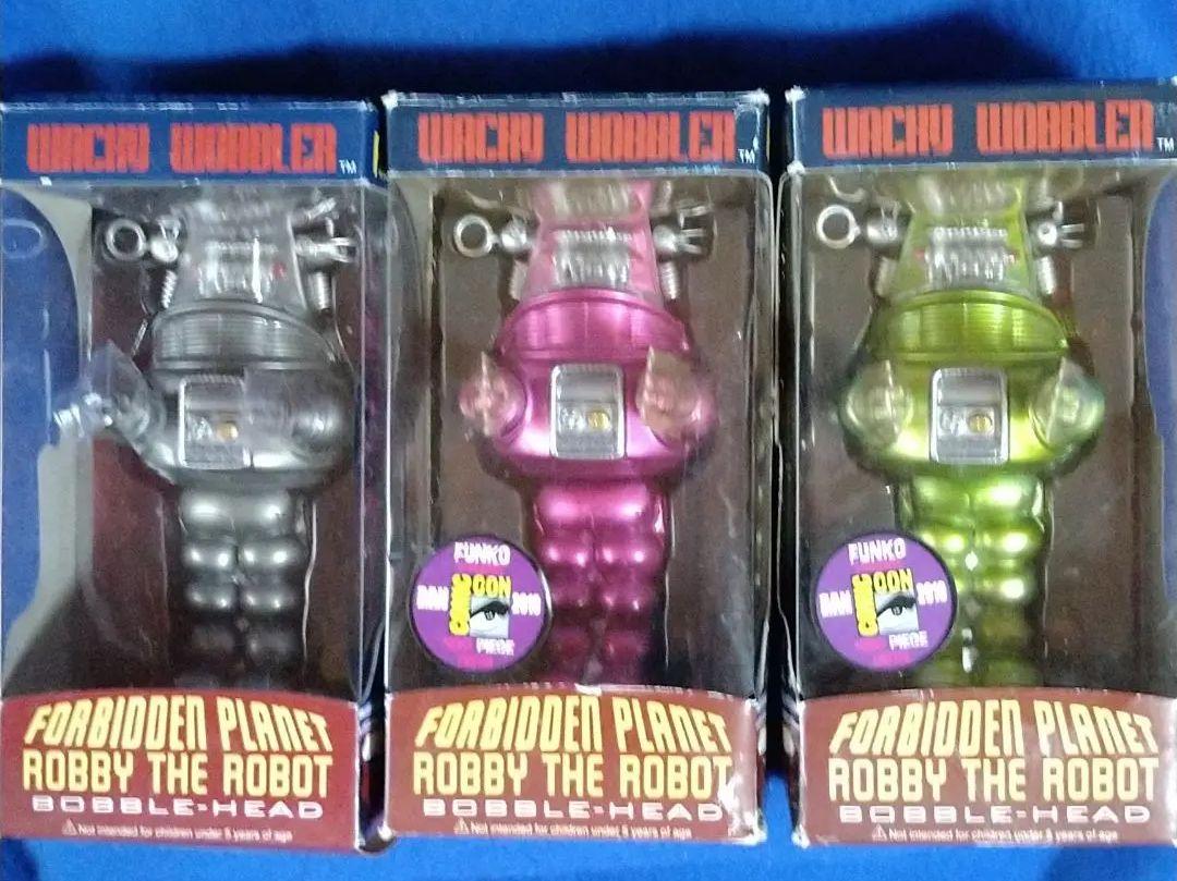 Wacky Wobbler ロビー・ザ・ロボット 3体〈内コミコン限定2体)