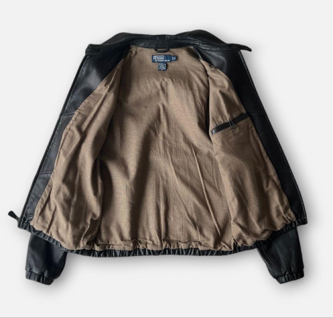 ジャケット・アウター 90s Polo by Ralph Lauren Black Leather