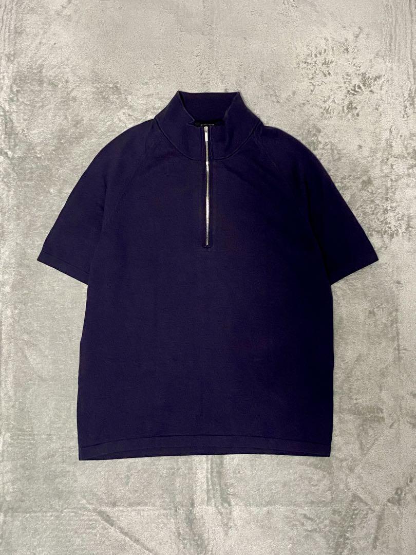 JOSEPH ジョゼフ ハーフジップ ハイネック 半袖 Tシャツ カットソー