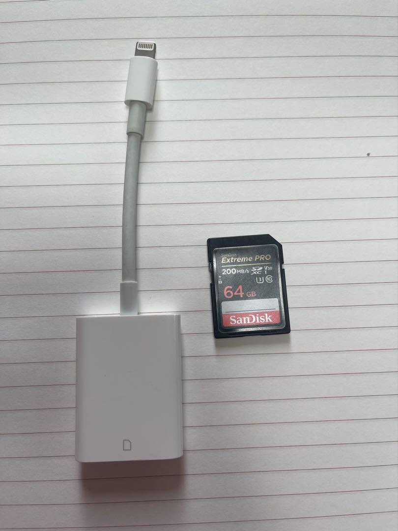 Lightning SDカードリーダー 64GB SanDisk