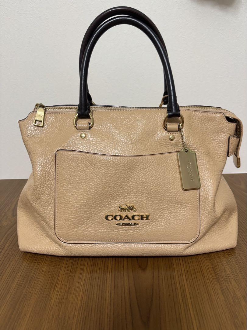 COACH コーチ バック ショルダーバック D1881 ベージュ