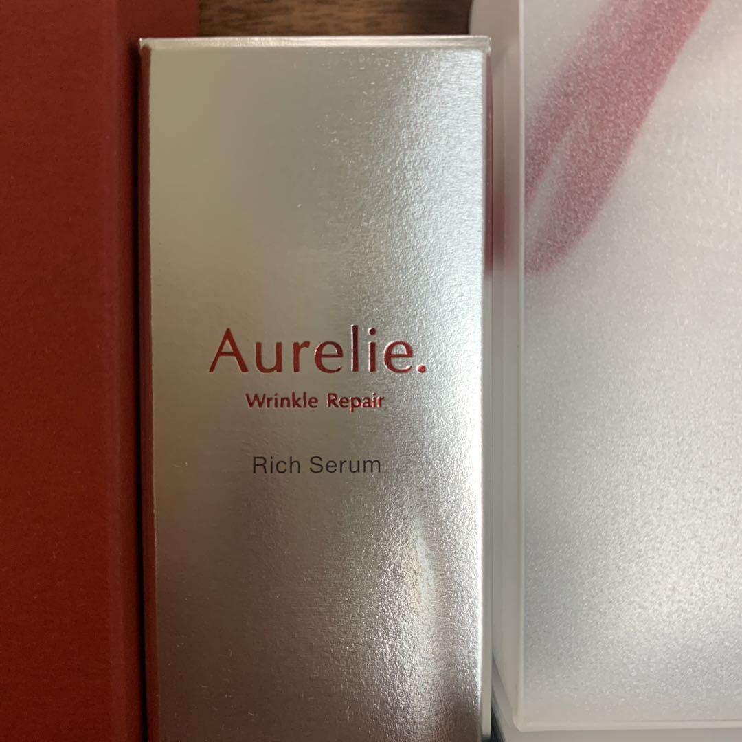 aurelie オレリー プレミアムエイジング集中ケア　泡立てネット、コットン付