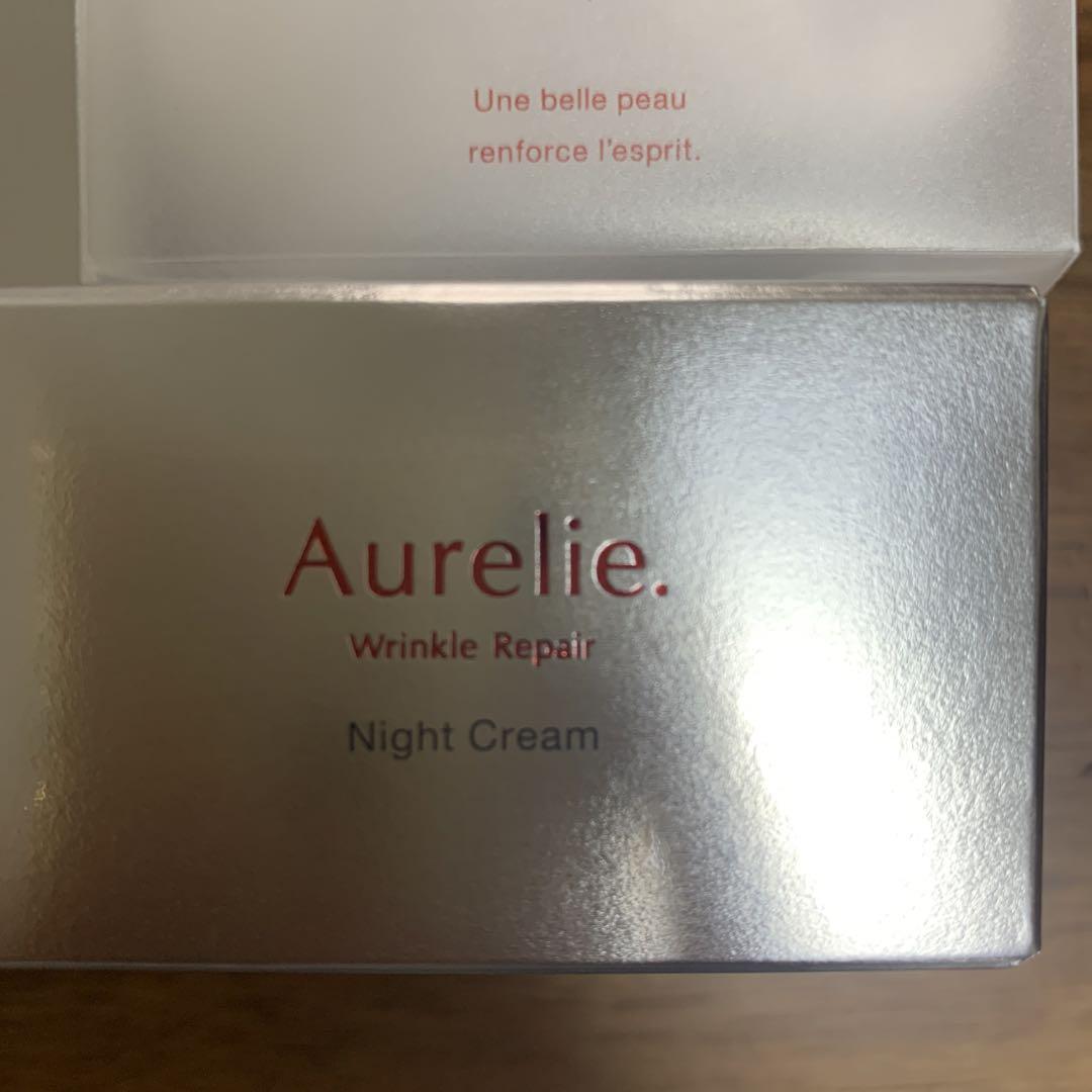 aurelie オレリー プレミアムエイジング集中ケア　泡立てネット、コットン付