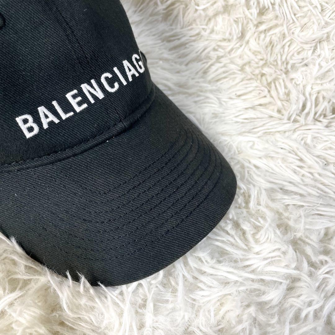 BALENCIAGA バレンシアガ　帽子　キャップ　　ベースボール　黒　ブラック