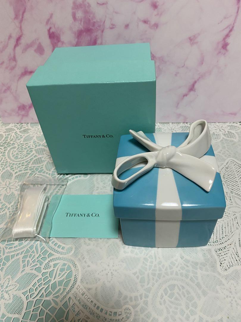 TIFFANY\u0026Co 小物入れ ブルーリボンボックス  希少  ラージサイズ