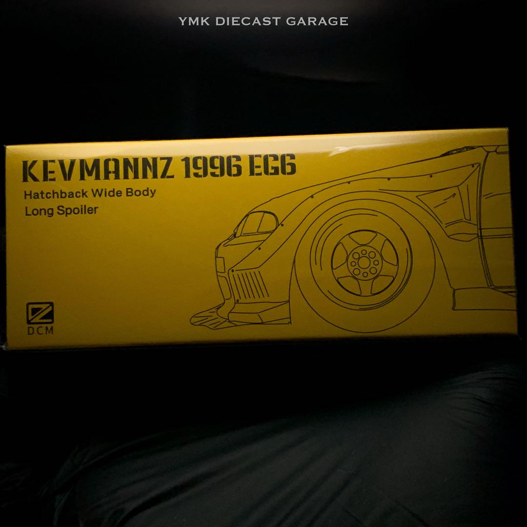 ミニカー 1/64 DCM Kevmannz Honda Civic 1996 EG6
