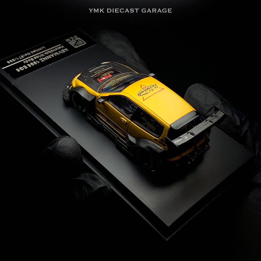 ミニカー 1/64 DCM Kevmannz Honda Civic 1996 EG6