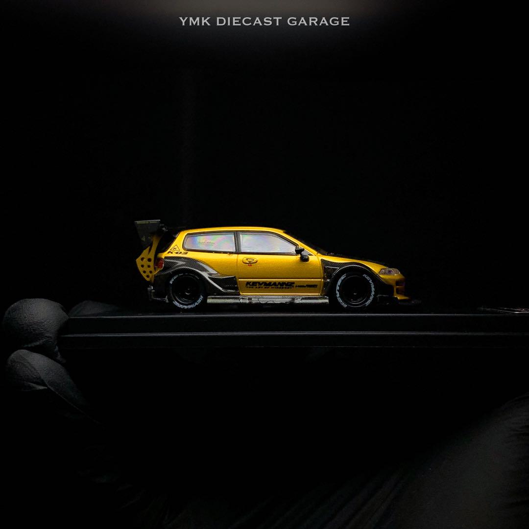 ミニカー 1/64 DCM Kevmannz Honda Civic 1996 EG6