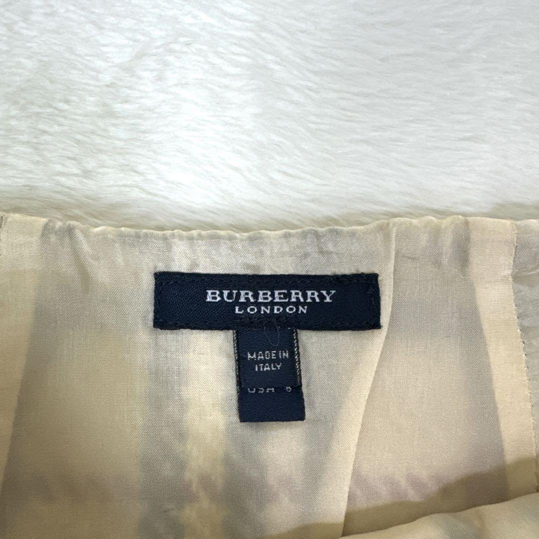 ★美品★BURBERRY LONDON バーバリー ウールスカート ノバチェック