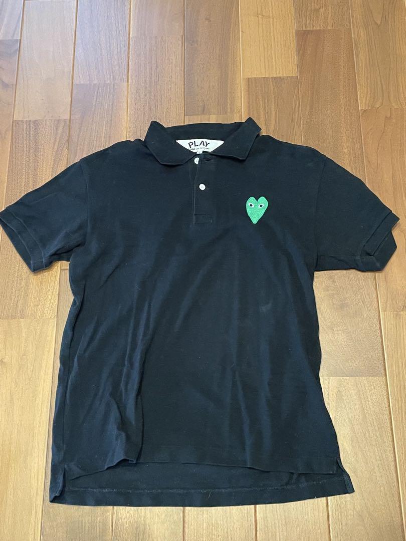 【美品】PLAY COMME des GARÇONS 黒 ポロシャツ L
