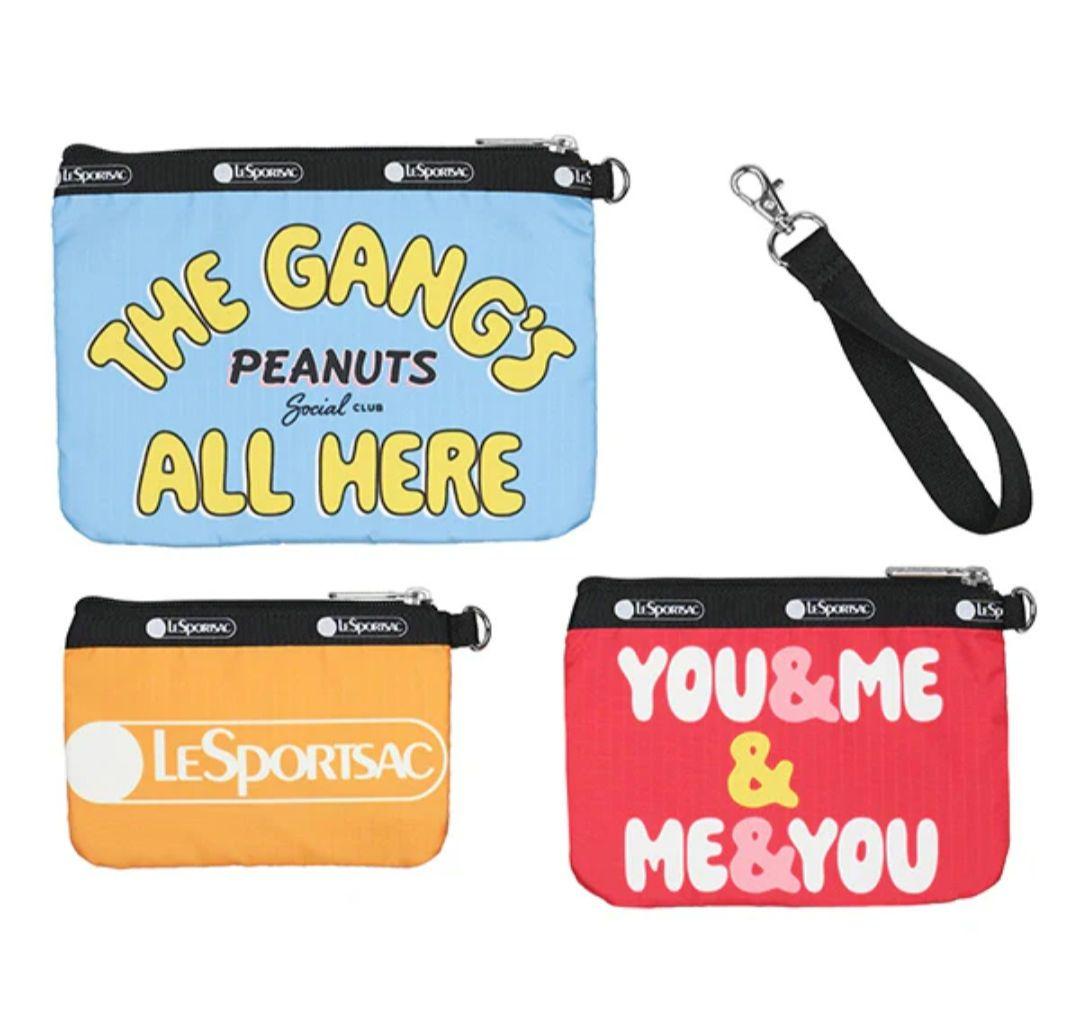 【お値下げしました】PEANUTS×Lesportsac Pouch set