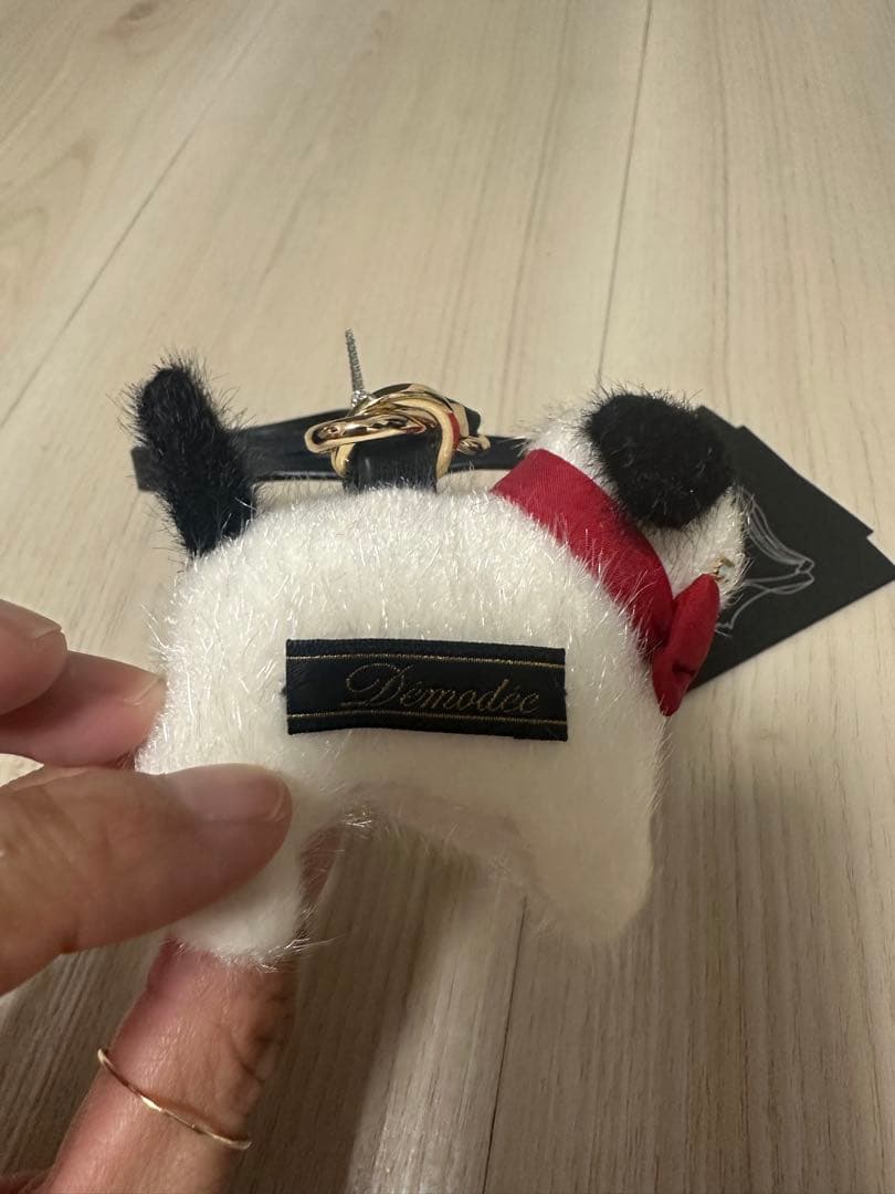 demodee ドッグ　チャーム　ストラップ