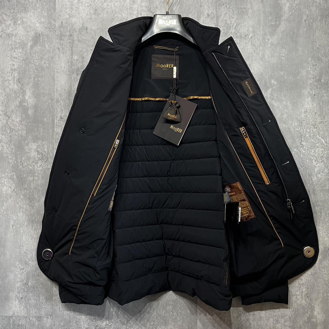 【最安値に挑戦】 新品定価28万】MooRER 46 ネロ ダウンジャケット ZAVYER ジャケット・アウター