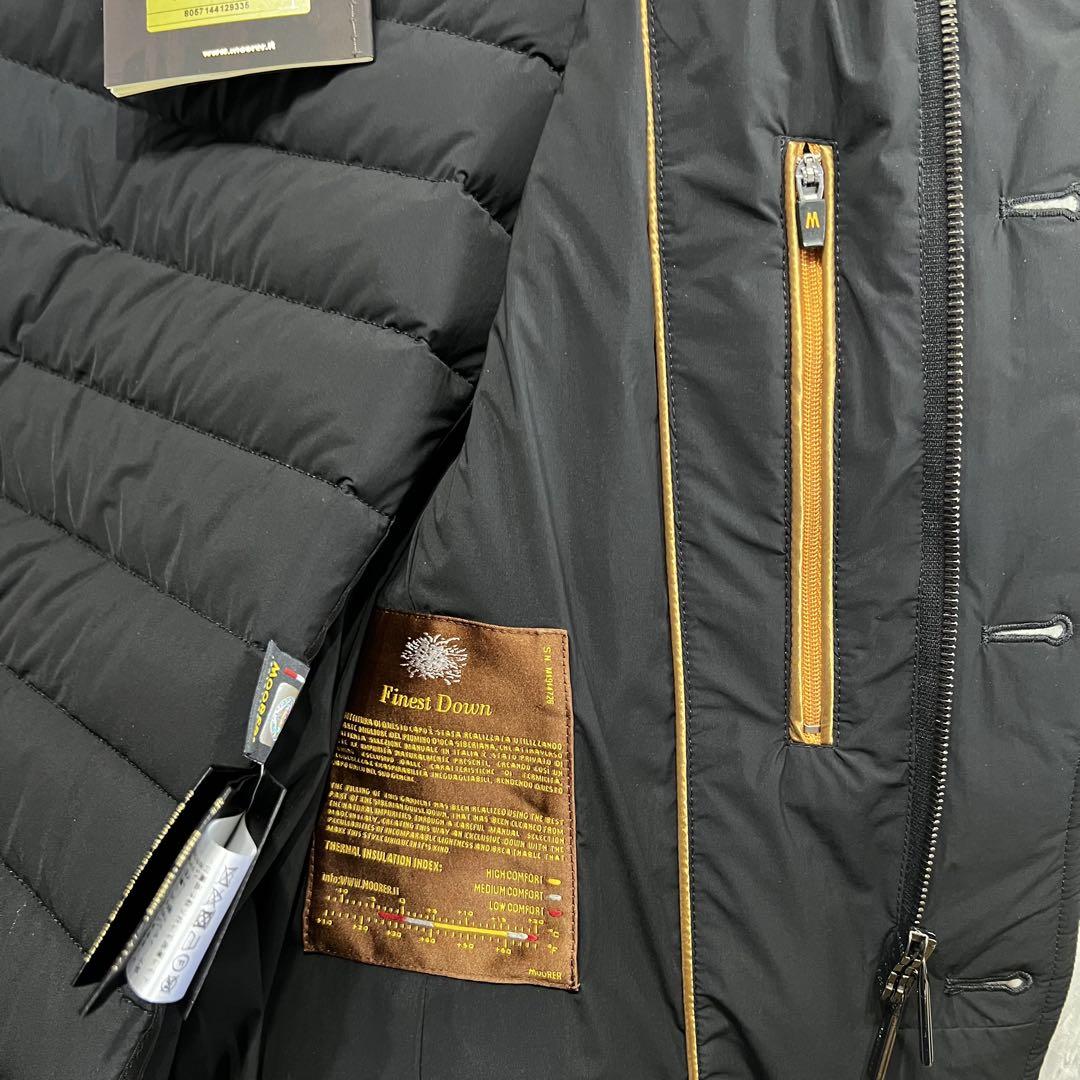 新品定価28万】MooRER ZAVYER ダウンジャケット ネロ 46