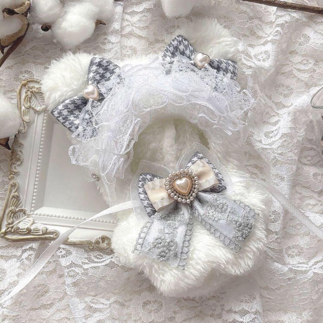 136 くも様 ぬい服 バッグチャーム ショルダーストラップ はね追加
