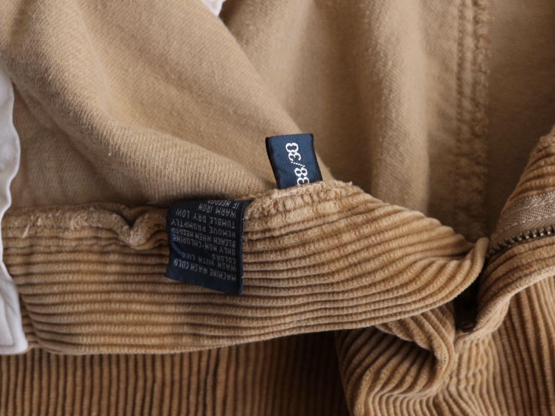 90s Ralph Lauren ANDREW 2タックパンツ 太畝コーデュロイ