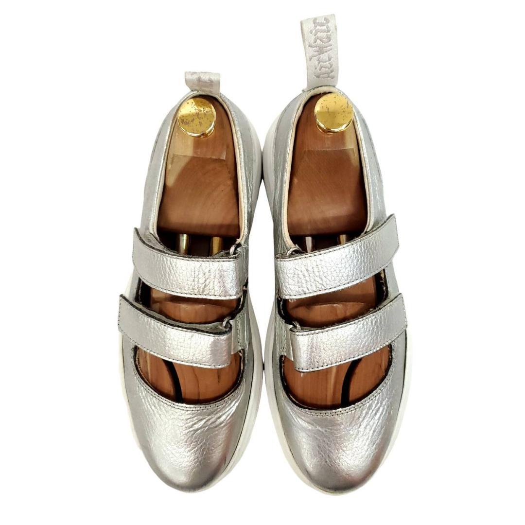 ドクターマーチン メリージェーン 厚底 ダブルストラップ シルバー UK5 ドクターマーチン メリージェーン 厚底 ダブルストラップ シルバー UK5