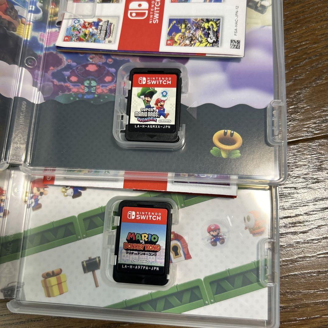 2本セット　マリオvsドンキーコング　スーパーマリオワンダー2本セット