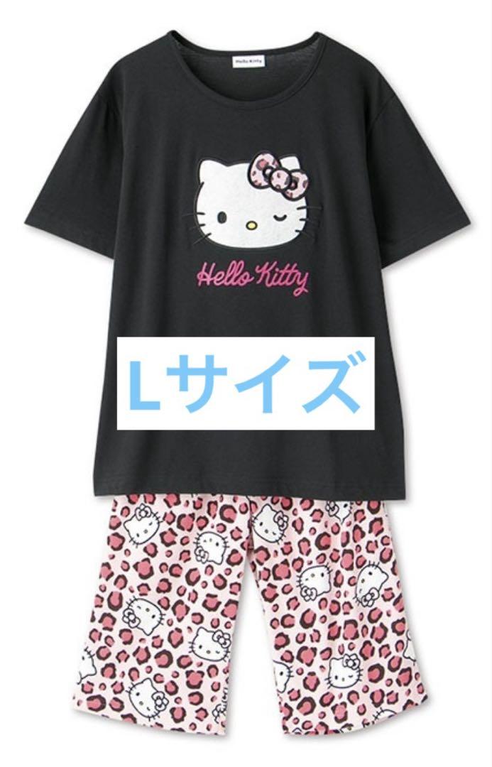 ハローキティ 半纏　羽織　ルームウェア　 【美品未使用】 ハローキティ ルームウェア Tシャツ パジャマ L 平成ギャル