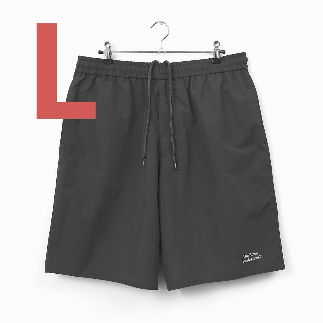 【お気にいる】 ennoy NYLON EASY SHORTS チャコール L 2025 - メルカリ パンツ