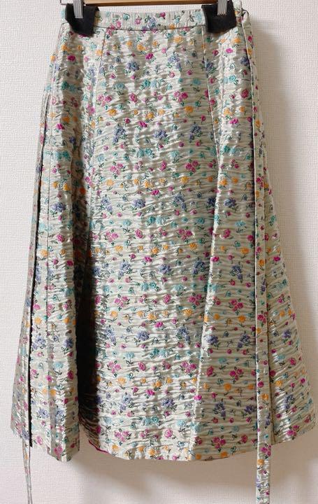 セール即納 新品 フラワージャガード スカート 36 pjkG2-m47184142729 blamink ブラミンク 100%新品豊富な