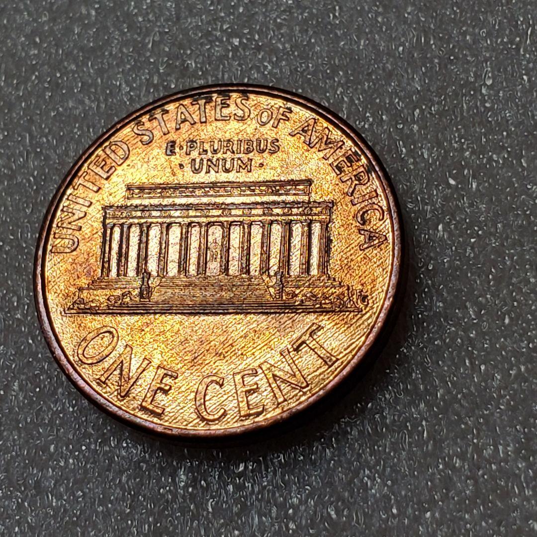 3855. 極美品 エラー ？ 1997年 D アメリカ 1セント 海外硬貨 - メルカリ