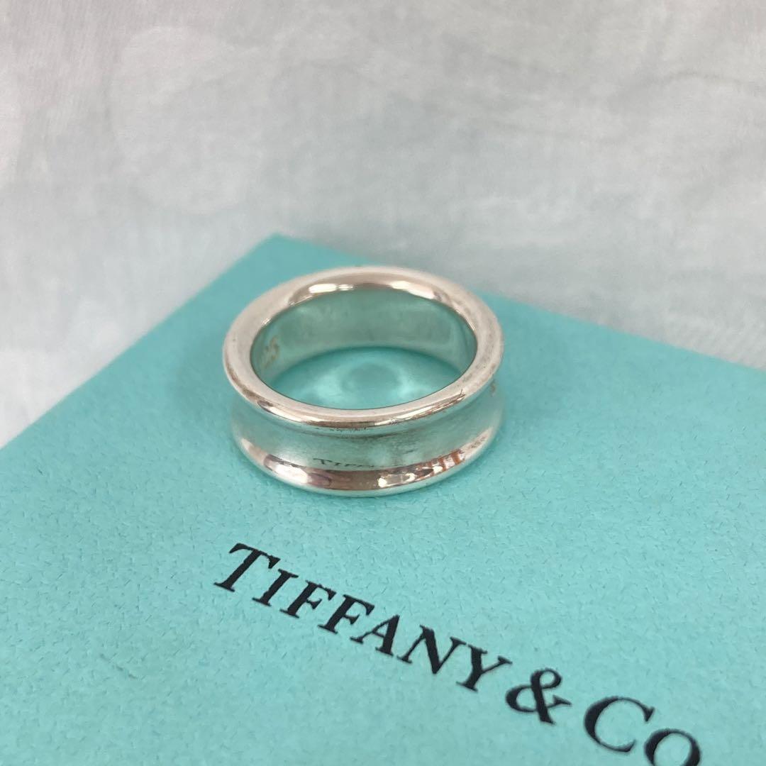 美品【Tiffany & Co.】指輪 1837 ナローリング シルバー 9号