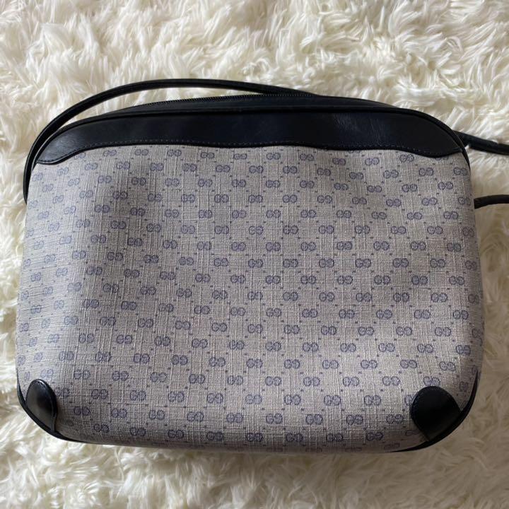 最大の割引 ポシェット ショルダーバッグ GG柄 PVC×レザー グッチ GUCCI 極美品 - ショルダーバッグ
