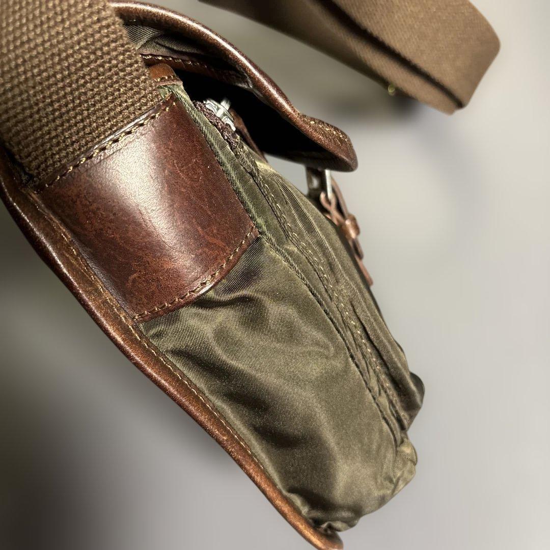 極美品✨Felisi フェリージ　ショルダーバッグ　ダークブラウン　9738