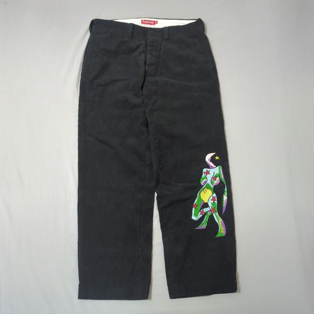 Supreme Gonz コーデュロイチノパン ブラックM SUPREME
