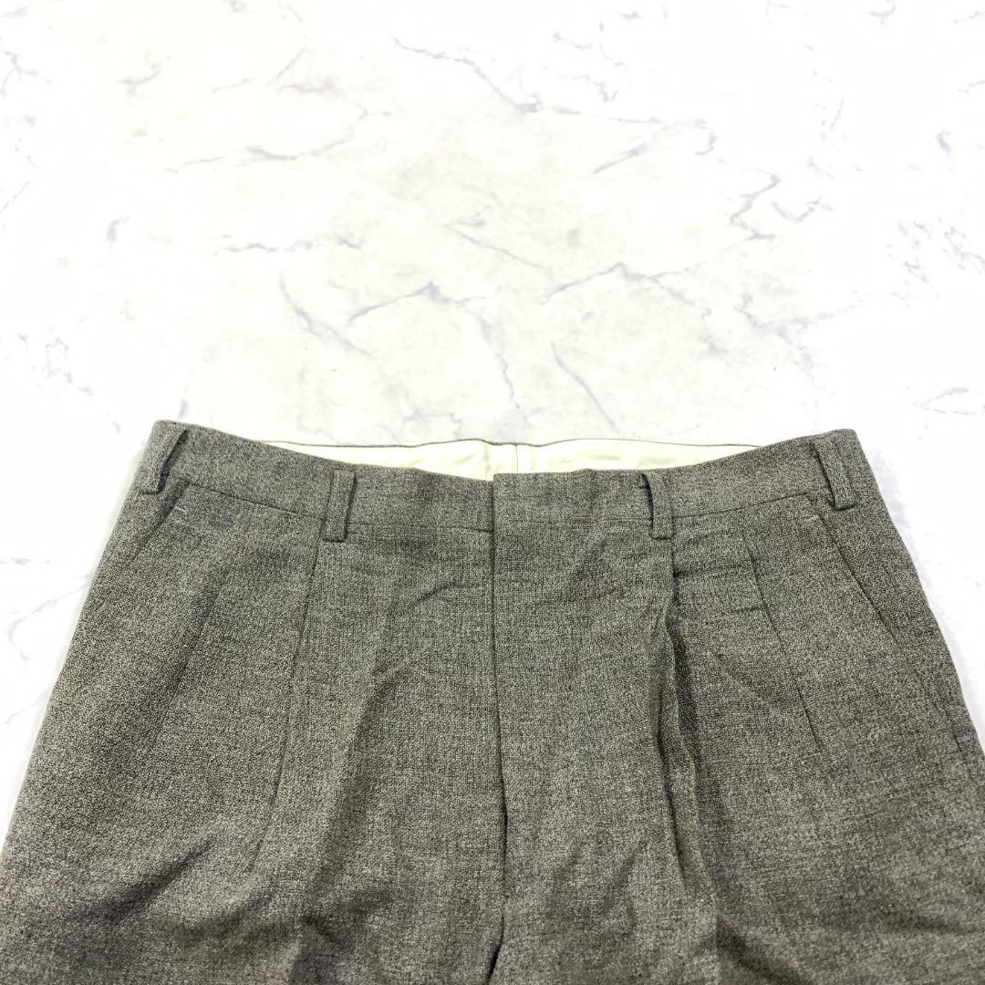 ジュンアシダ スラックス ウール パンツ グレー 88 L相当 C1782 ジュンアシダ スラックス ウール パンツ グレー 88 L相当 C1782