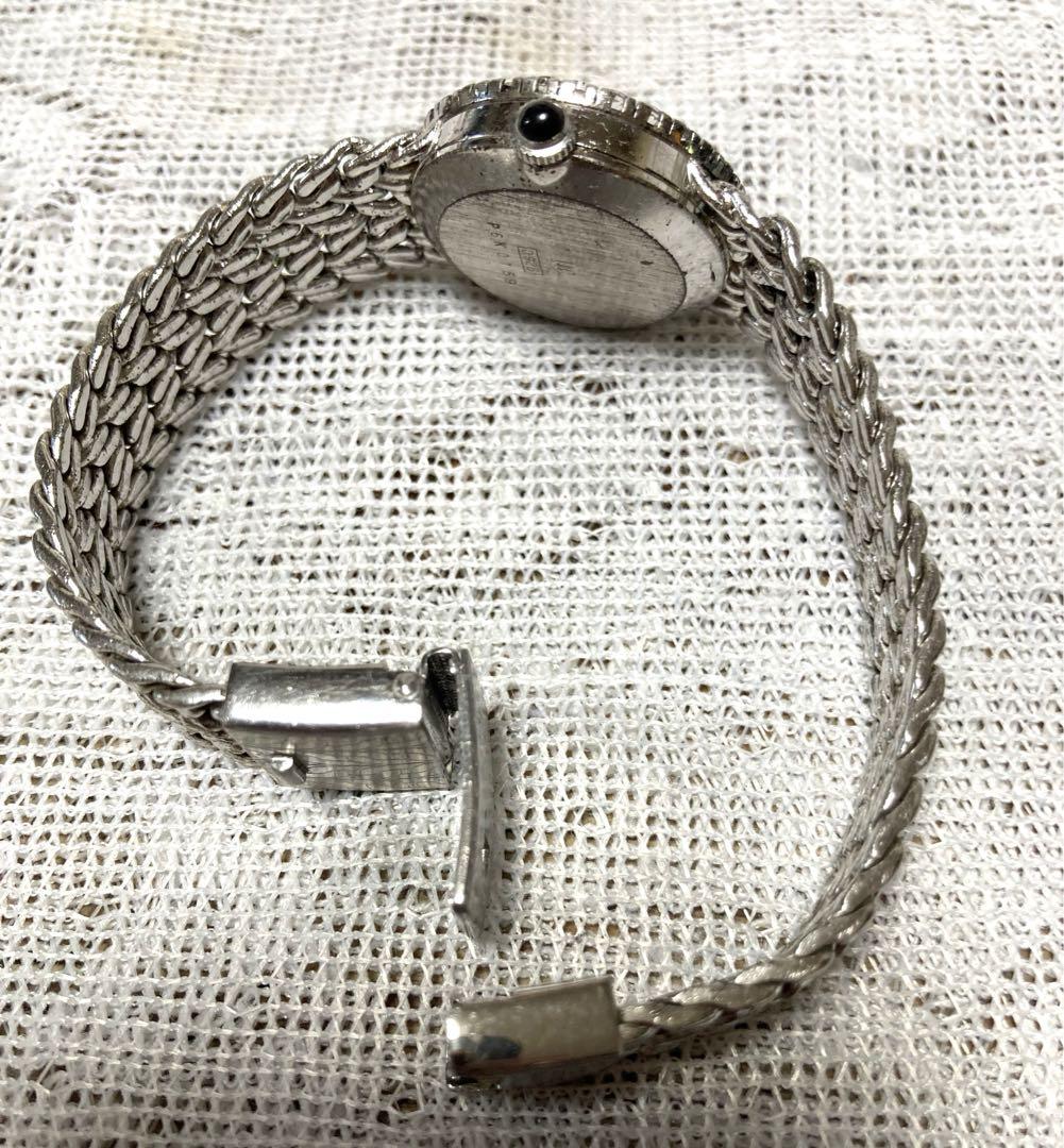値下げ ウォルサム.シルバー925.手巻きレディース腕時計【稼働品