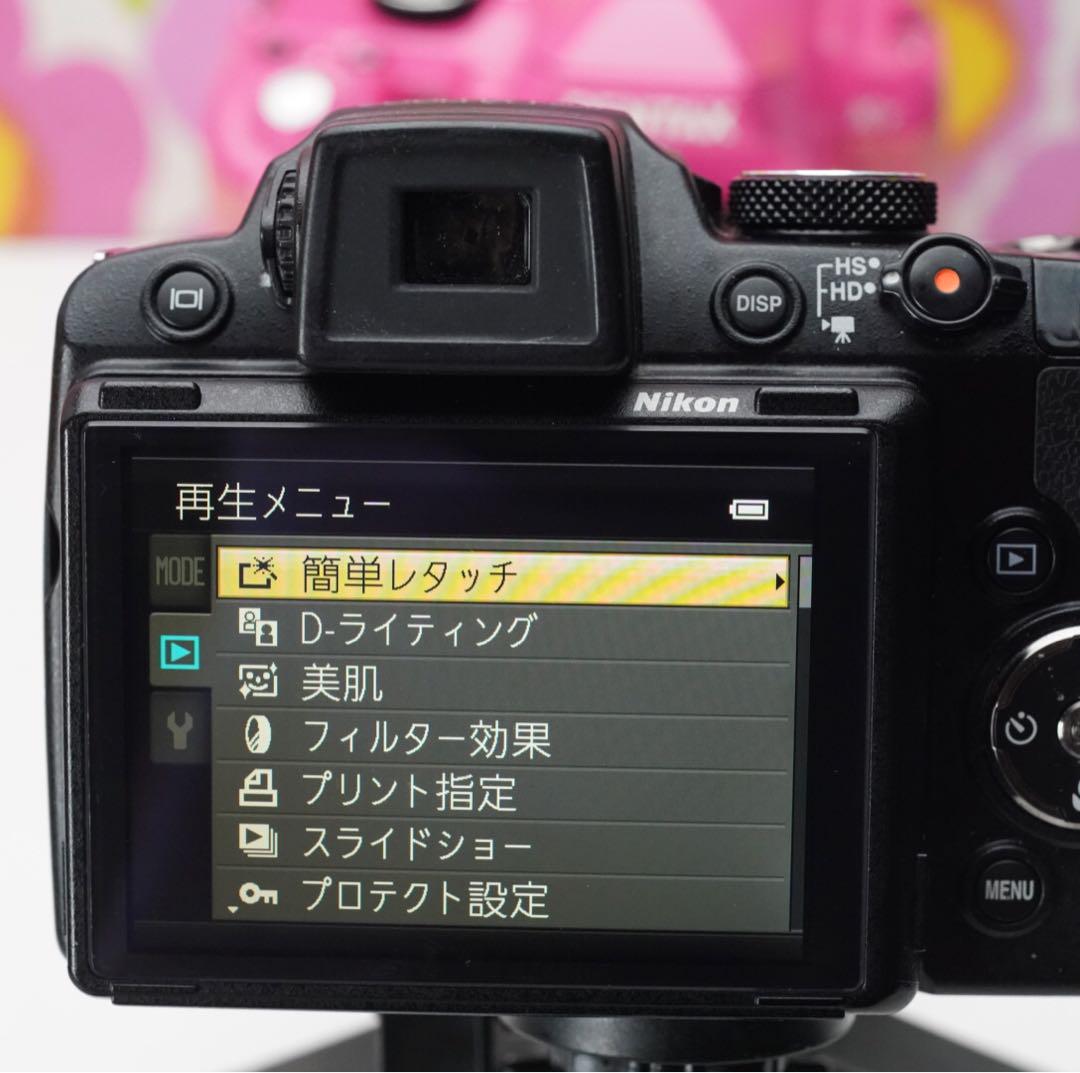 ニコンP500❤️野球や運動会撮影に❤️超望遠810mm❤️スマホに写真転送OK❤️ ニコン P500❤️野球や運動会撮影に❤️超望遠810mm❤️スマホに