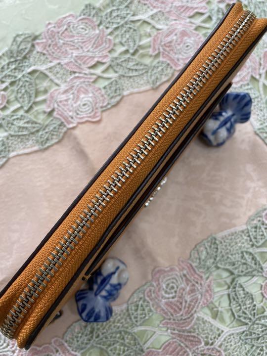 HOT高品質 美品 COACH 長財布 タンジェリン イエロー Fn4oO-m47206473793 低価セール
