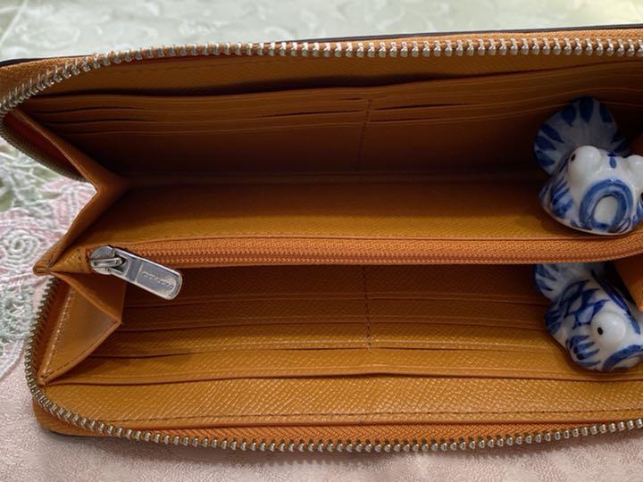 HOT高品質 美品 COACH 長財布 タンジェリン イエロー Fn4oO-m47206473793 低価セール