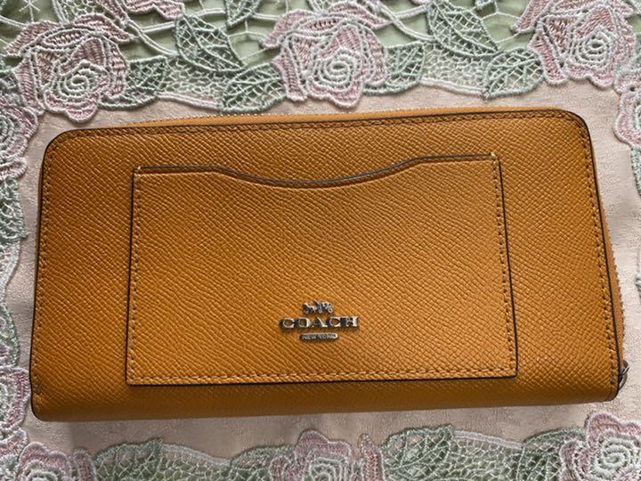 HOT高品質 美品 COACH 長財布 タンジェリン イエロー Fn4oO-m47206473793 低価セール