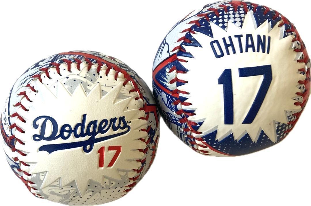 【海外限定】大谷翔平 ボール ロサンゼルス ドジャース 漫画風デザイン MLB
